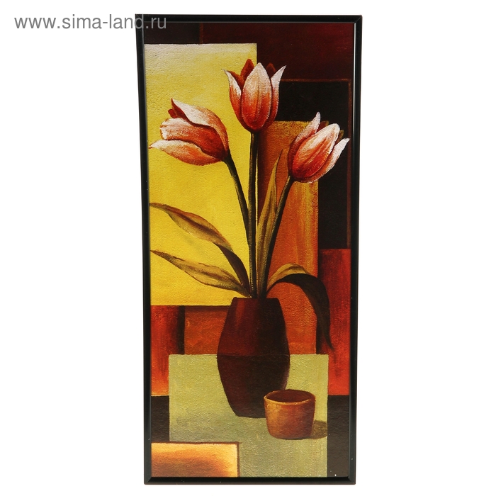 картина постер 42*18 см "Тюльпан в вазе"  853170 - Фото 1