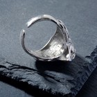 Кольцо «Перстень» сокол, цвет чернёное серебро, безразмерное - фото 9777731