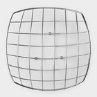 Фруктовница Доляна «Решето», 23.5×23.5×10.5 см, хромированная - Фото 3