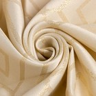 Скатерть Этель "Ромбы" цв.бежевый, 142*110 +/-3 см, 115 ±10 гр,100% п/э - фото 24381343