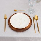 Скатерть «Этель. Винтаж», серебро, 142×180 +/-3 см, 115±10 г,100% п/э - фото 60103341