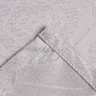 Скатерть «Этель. Винтаж», серебро, 142×180 +/-3 см, 115±10 г,100% п/э - фото 60103344