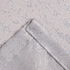 Скатерть Этель "Зигзаг" цв.серебро, 142*110 +/-3 см, 115 ±10 гр,100% п/э - Фото 7