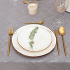 Скатерть Этель "Lines" цв.серый, 142*283 +/-3 см, 115 ±10 гр,100% п/э - фото 21475739