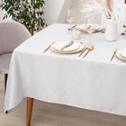 Скатерть Этель "Ветвь" цв.серебро, 142*220 +/-3 см, 115 ±10 гр,100% - фото 60103348