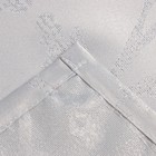 Скатерть Этель "Ветвь" цв.серебро, 142*220 +/-3 см, 115 ±10 гр,100% - фото 60103353