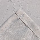 Скатерть «Этель. Круги», серебро, 142×220 +/-3 см, 115±10 г,100% - фото 50957310