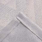 Скатерть Этель "Линии" цв.серебро, 142*283 +/-3 см, 115 ±10 гр,100% п/э - фото 21475813
