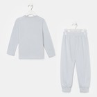Пижама детская для девочки KAFTAN Sister, р.32 (110-116), серый - Фото 12