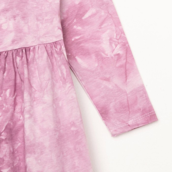 Платье детское KAFTAN "Dream" р.30 (98-104), лиловый тай-дай - фото 1907371462