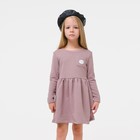 Платье детское KAFTAN "Dream" р.32 (110-116), коричневый - фото 1629321