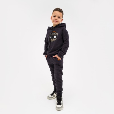 Брюки детские KAFTAN Trendy, размер 34 (122-128 см), чёрные