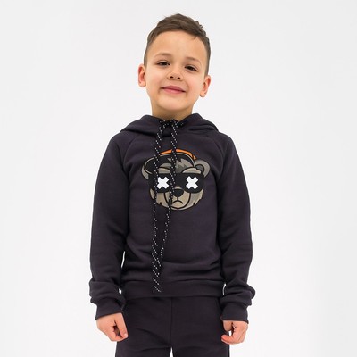 Худи для мальчика KAFTAN: Trendy, чёрное, размер 36 (134-140 см)