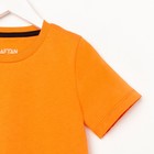 Костюм для мальчика (футболка, шорты) KAFTAN "Trendy" размер 30 (98-104), цвет оранжевый - Фото 11