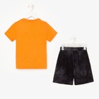 Костюм для мальчика (футболка, шорты) KAFTAN "Trendy" размер 30 (98-104), цвет оранжевый - Фото 13
