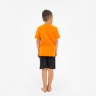 Костюм для мальчика (футболка, шорты) KAFTAN "Trendy" размер 30 (98-104), цвет оранжевый - Фото 6
