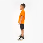 Костюм для мальчика (футболка, шорты) KAFTAN "Trendy" размер 30 (98-104), цвет оранжевый - Фото 7