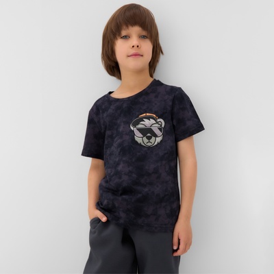 Футболка детская KAFTAN «Trendy» р.36 (134-140), серый тай-дай