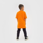Футболка детская KAFTAN "Trendy"  р.32 (110-116), оранжевый - Фото 3