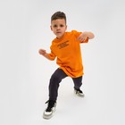 Футболка детская KAFTAN "Trendy"  р.32 (110-116), оранжевый - Фото 4