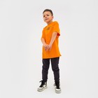 Футболка детская KAFTAN "Trendy"  р.32 (110-116), оранжевый - Фото 5