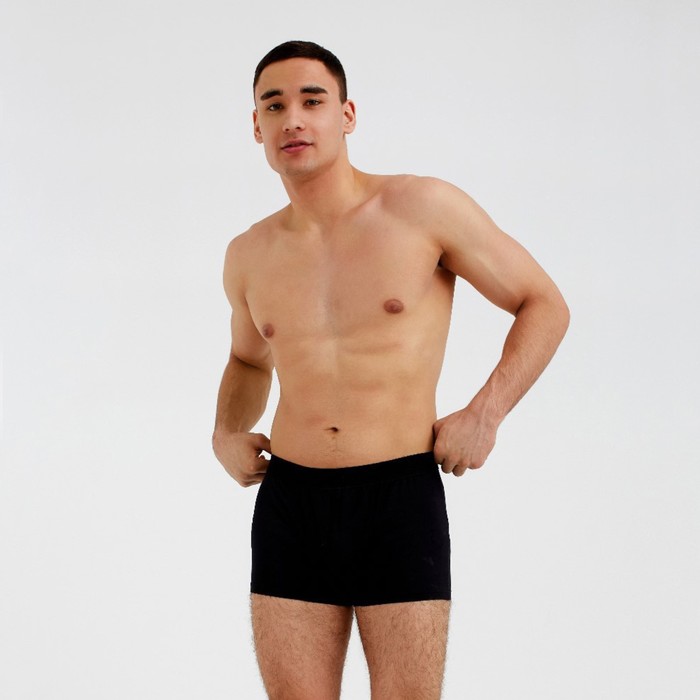 Трусы мужские боксеры MINAKU цвет чёрный, р-р 50 - Фото 1