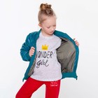 Куртка для девочки, цвет зелёный, рост 104 см - Фото 2