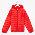 Куртка для девочки, цвет красный, рост 146 см - Фото 6