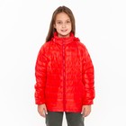 Куртка для девочки, цвет красный, рост 152 см - фото 9556003