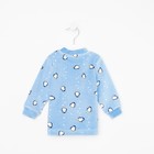 Кофточка детская, цвет голубой, рост 68 см - Фото 3