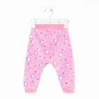 Штанишки детские, цвет тёмно-розовый, рост 68 см - Фото 2