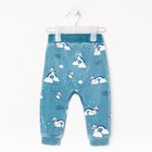 Штанишки детские, цвет тёмно-бирюзовый, рост 62 см 7622387