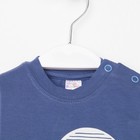 Лонгслив детский, цвет индиго, рост 74 см - фото 33479059