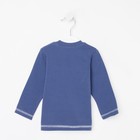Лонгслив детский, цвет индиго, рост 74 см - фото 33479060