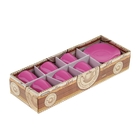 Сервиз керамический чайный "Георгина", 12 предметов: 6 чашек 140 мл, 6 блюдец, розовый - Фото 2