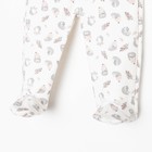 Ползунки детские, цвет молочный/ёжики, рост 80 см 7622538