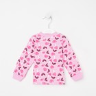 Кофточка детская, цвет розовый/зайчики, рост 62 см 7622629