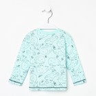 Кофточка детская, цвет мята, рост 68 см - фото 41990806
