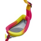 Очки для плавания Atemi M102, силикон, цвет розовый/жёлтый - Фото 4