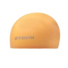 Шапочка для плавания Atemi TC304, детская, тонкий силикон, цвет оранжевый - Фото 4