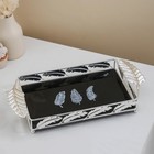 Подставка для десертов «Перо», 35×22.5×6, цвет металла серебряный - Фото 2