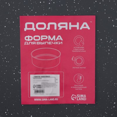 Противень Доляна «Элин Мрамор. Прямоугольник», 48×34×2 см, антипригарное покрытие, серый