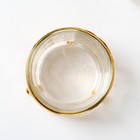 Сахарница «Дарина», 200 мл, 9×10 см, с ложкой, цвет золотой - фото 4624790