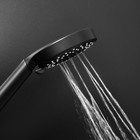 Лейка для душа ZEIN Z3212, 3 режима, средняя, пластик, чёрная - Фото 11