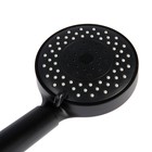 Лейка для душа ZEIN Z3212, 3 режима, средняя, пластик, чёрная - Фото 6