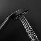 Лейка для душа ZEIN Z3212, 3 режима, средняя, пластик, чёрная - Фото 7