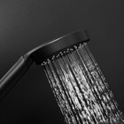 Лейка для душа ZEIN Z3212, 3 режима, средняя, пластик, чёрная - Фото 8