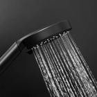 Лейка для душа ZEIN Z3212, 3 режима, средняя, пластик, чёрная - Фото 9