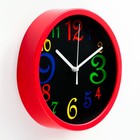 Часы настенные "Цветные цифры", d-20 см, дискретный ход - Фото 2