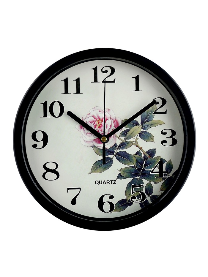 Часы настенные «Роза», d=20 см, дискретный ход